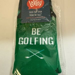 Funny socks…I’D RATHER BE GOLFING